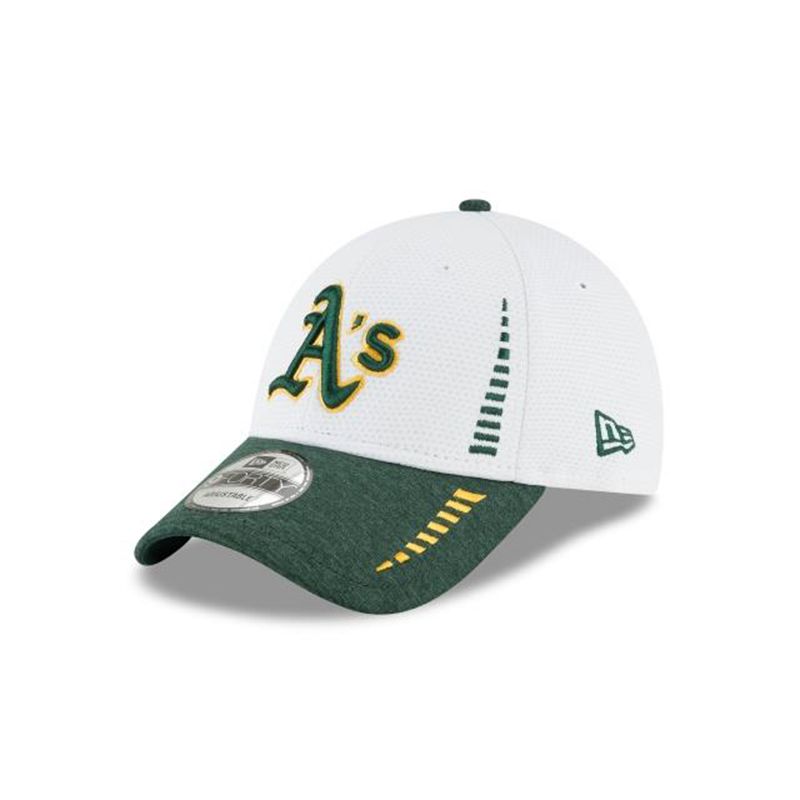 MLB Oakland Athletics Speed Tech 9Forty Adjustable (XXW2941) - White New Era Caps